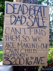 Dead-beat Dad sale
