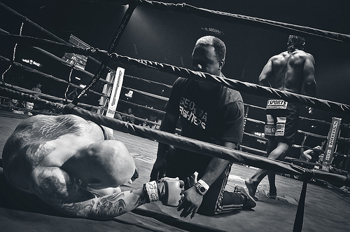 Clint Hester Finishes his Opponent at Wild Bills Fight Night